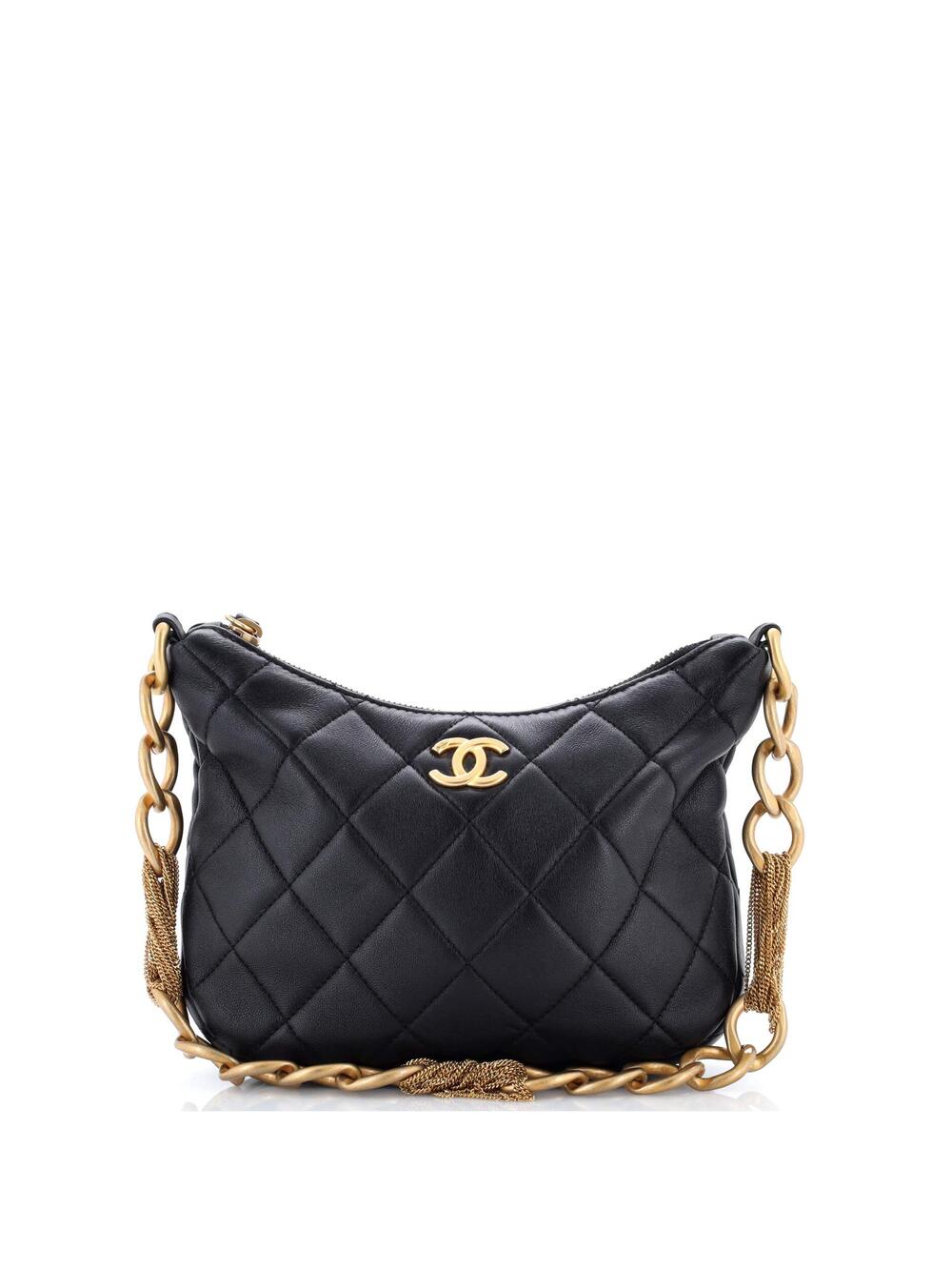 Chanel Cc Mixed Chain Link Zip Hobo #301820C49B
